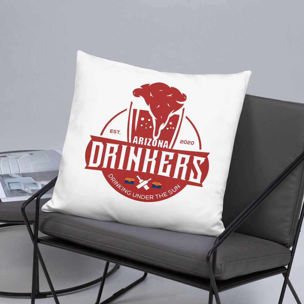 Basic Pillow with Arizona Drinkers Logo