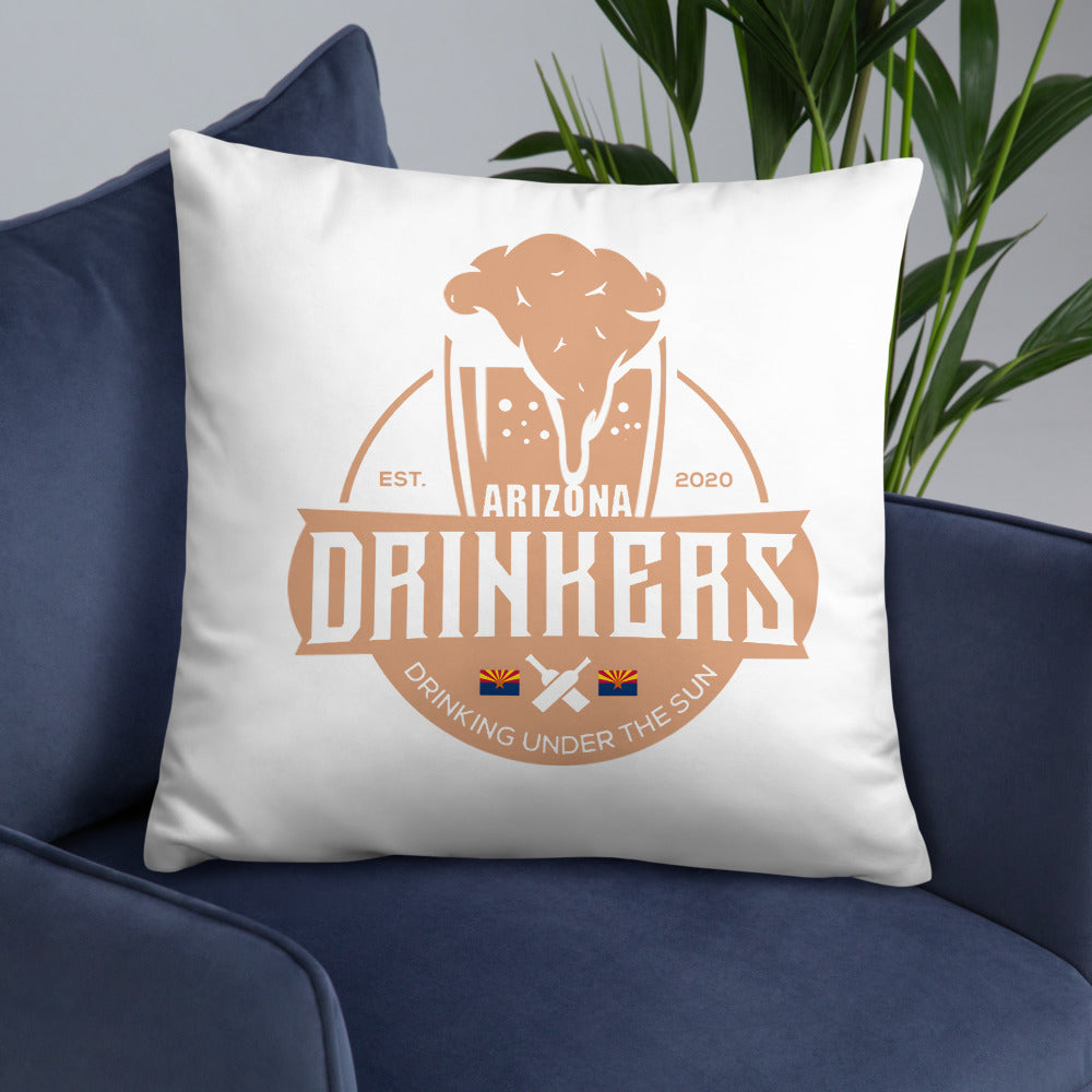 Basic Pillow with Arizona Drinkers Logo