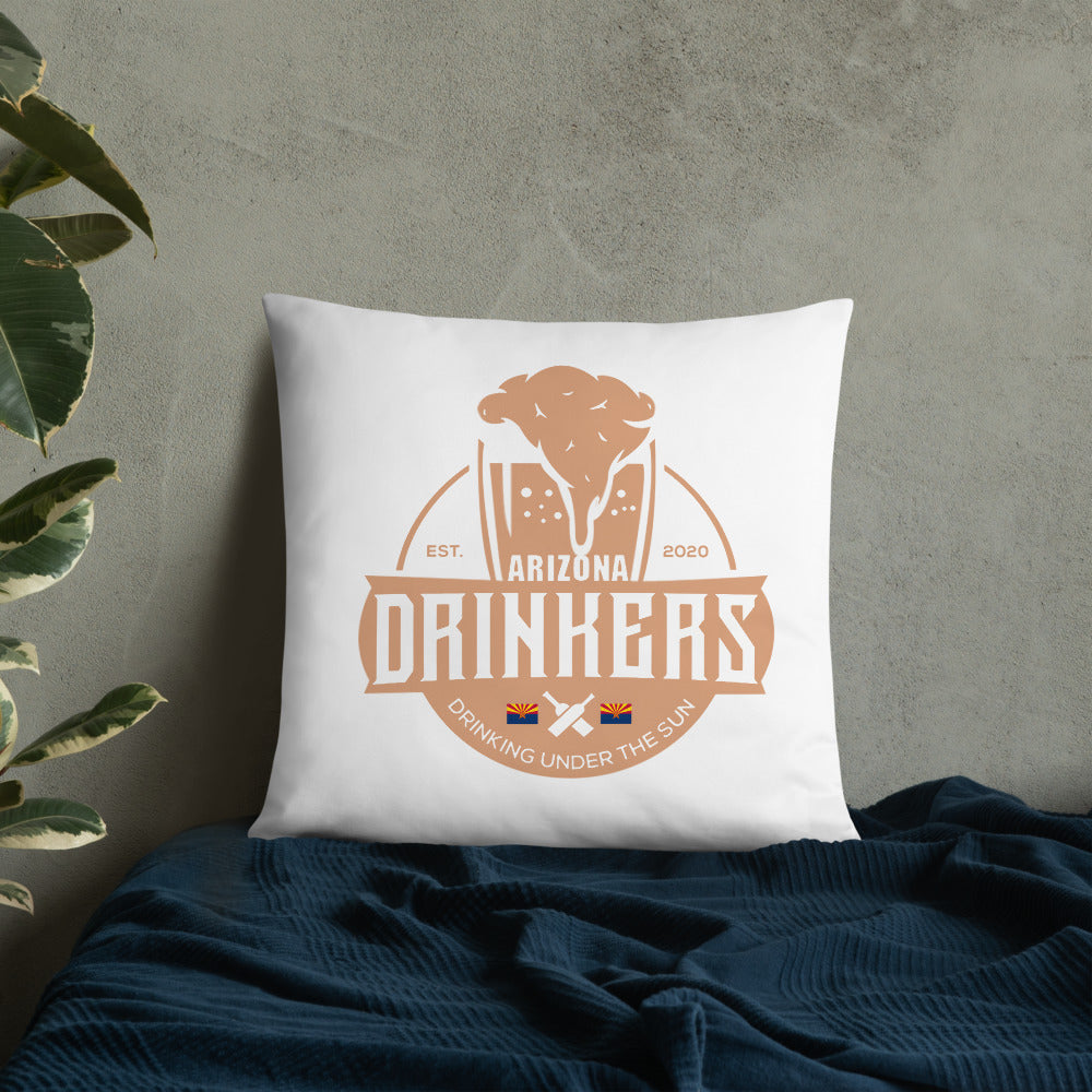 Basic Pillow with Arizona Drinkers Logo