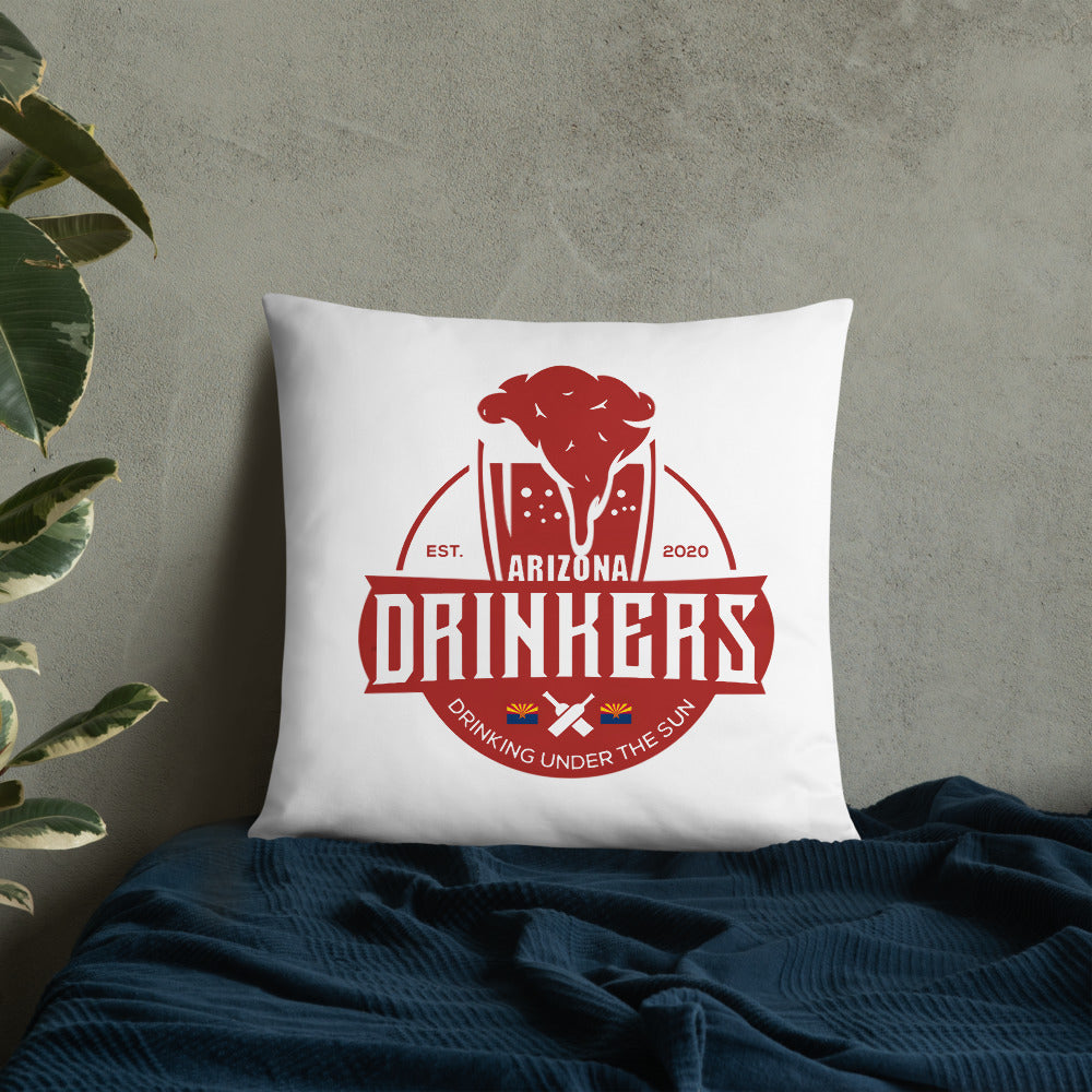 Basic Pillow with Arizona Drinkers Logo