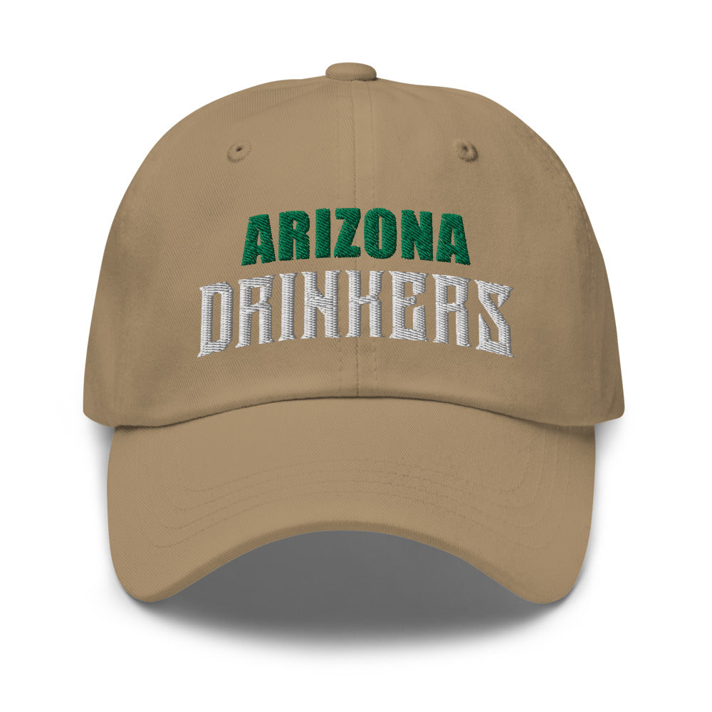 Dad hat with Arizona Drinkers St Patrick's Day Text