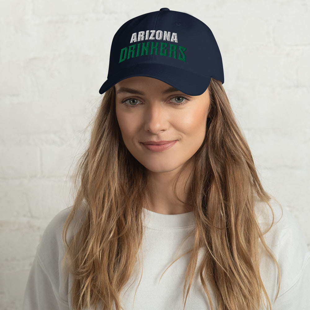 Dad hat with Arizona Drinkers St Patrick's Day Text