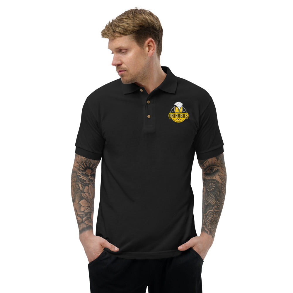Embroidered Polo Shirt with Arizona Drinkers Logo on left chest