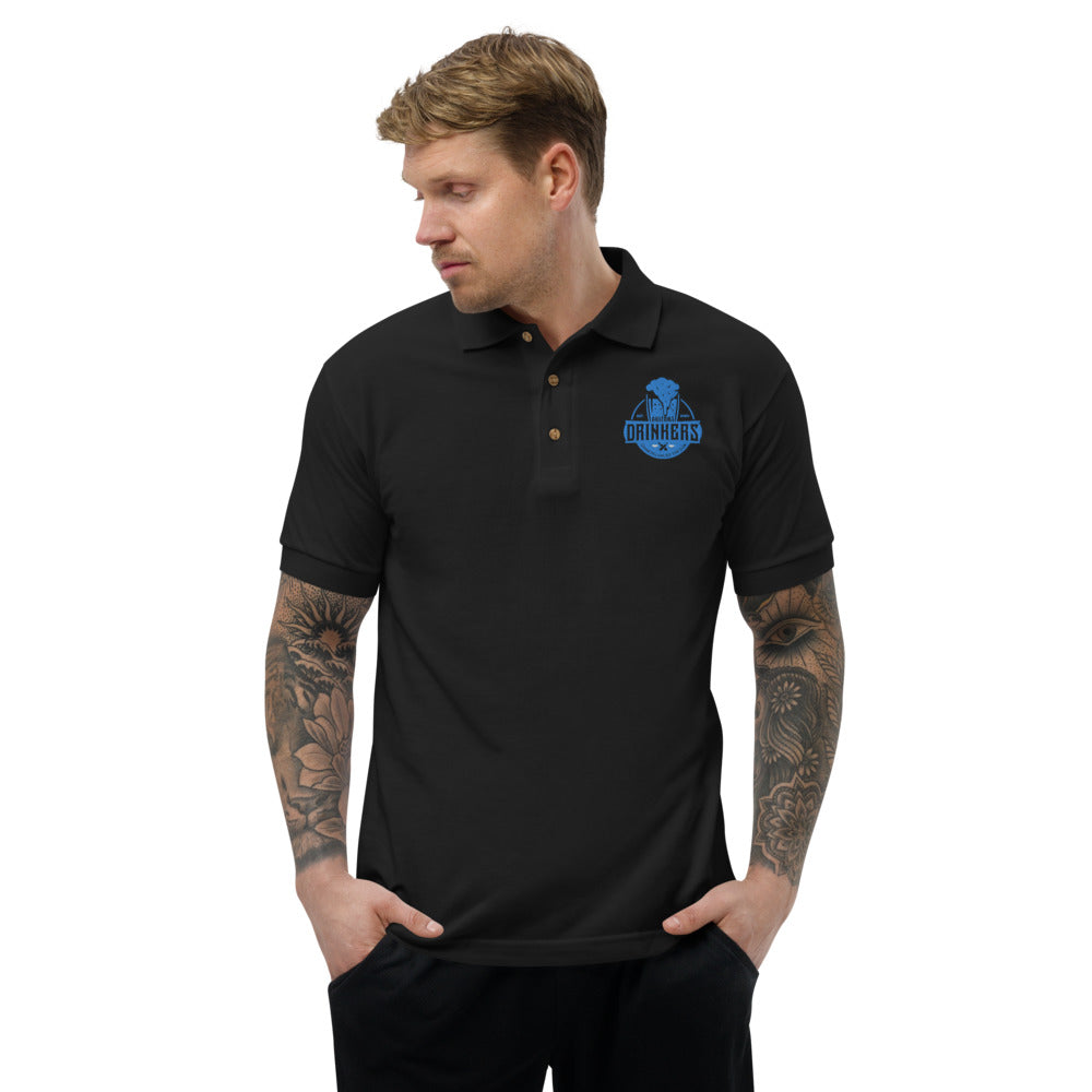 Embroidered Polo Shirt with Arizona Drinkers logo on left chest