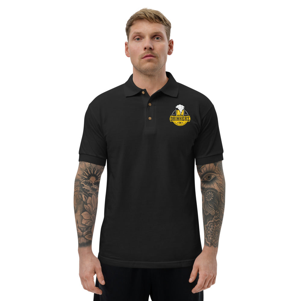 Embroidered Polo Shirt with Arizona Drinkers Logo on left chest