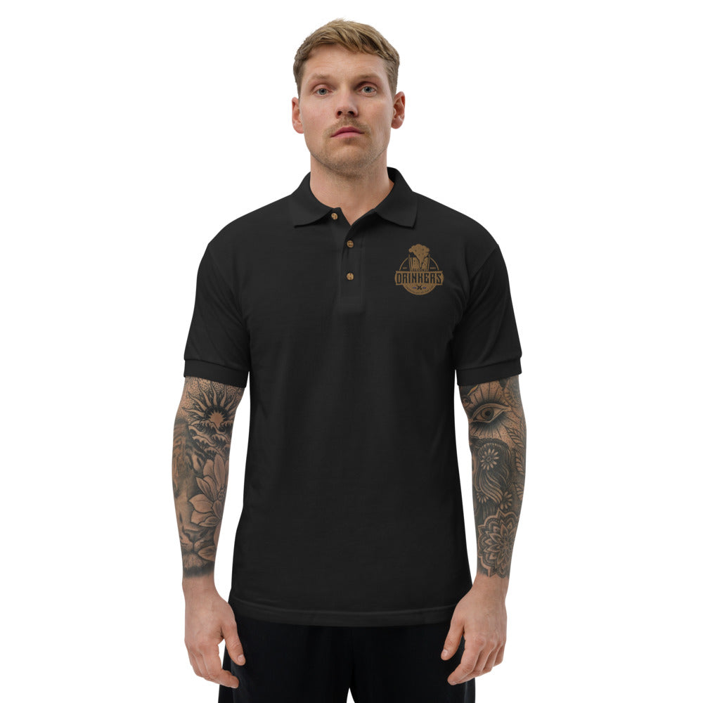 Embroidered Polo Shirt with Arizona Drinkers Logo on left chest