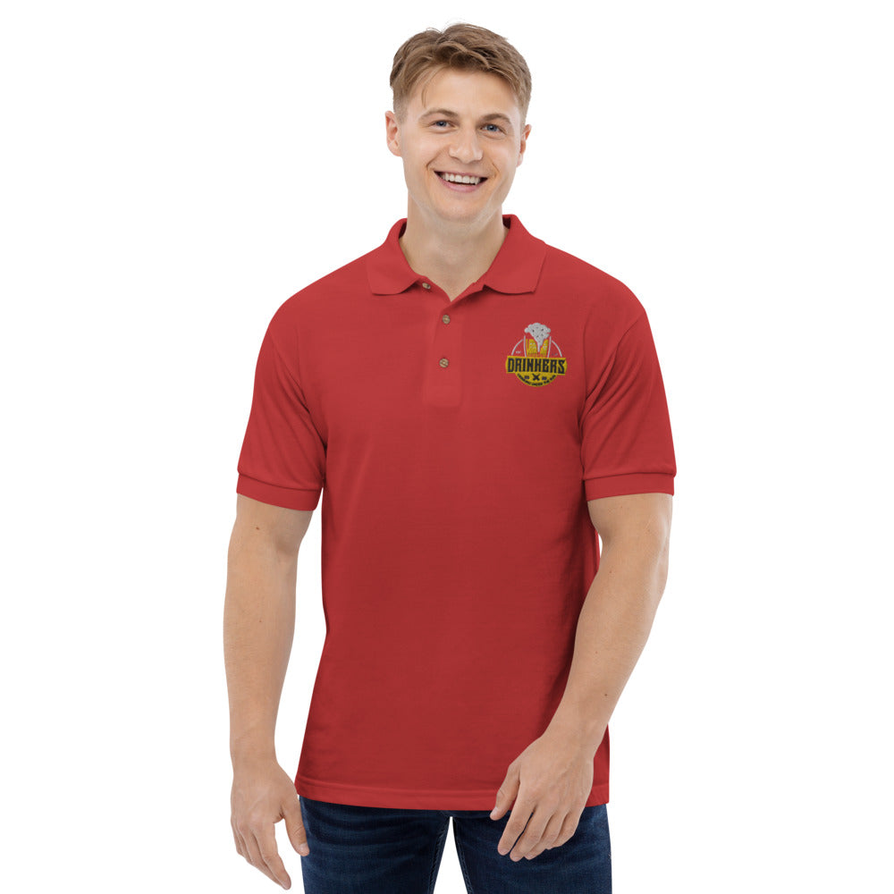 Embroidered Polo Shirt with Arizona Drinkers Logo on left chest