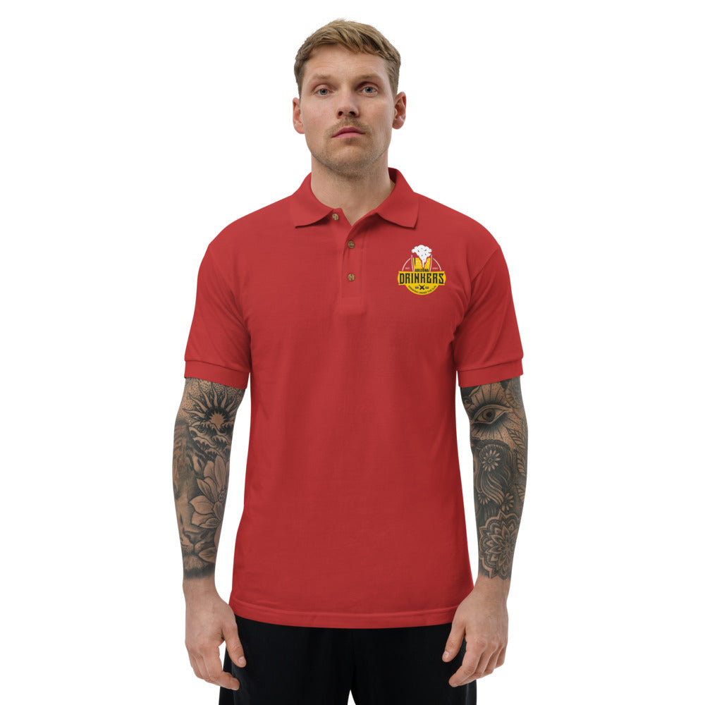 Embroidered Polo Shirt with Arizona Drinkers Logo on left chest
