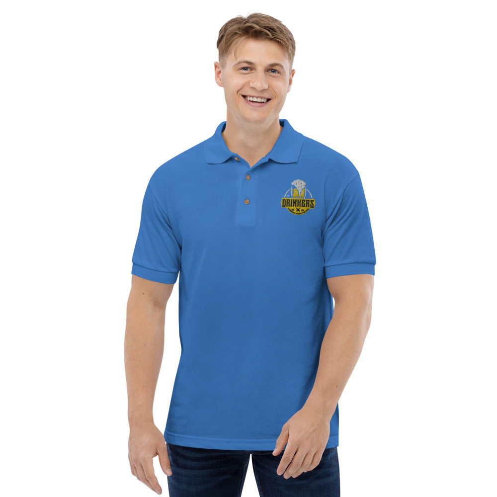 Embroidered Polo Shirt with Arizona Drinkers Logo on left chest