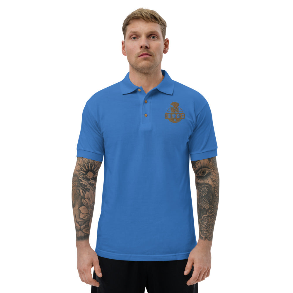Embroidered Polo Shirt with Arizona Drinkers Logo on left chest