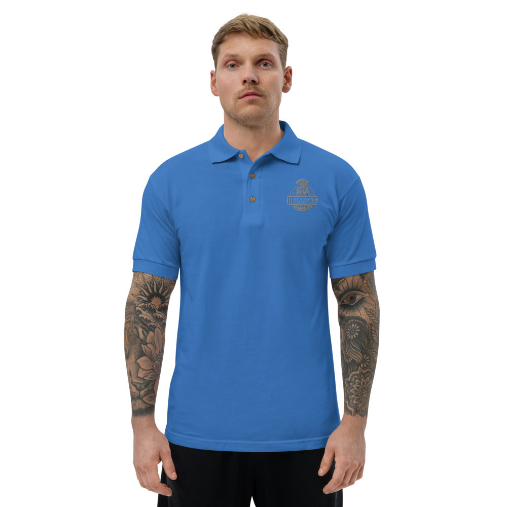 Embroidered Polo Shirt with Arizona Drinkers Logo on left chest