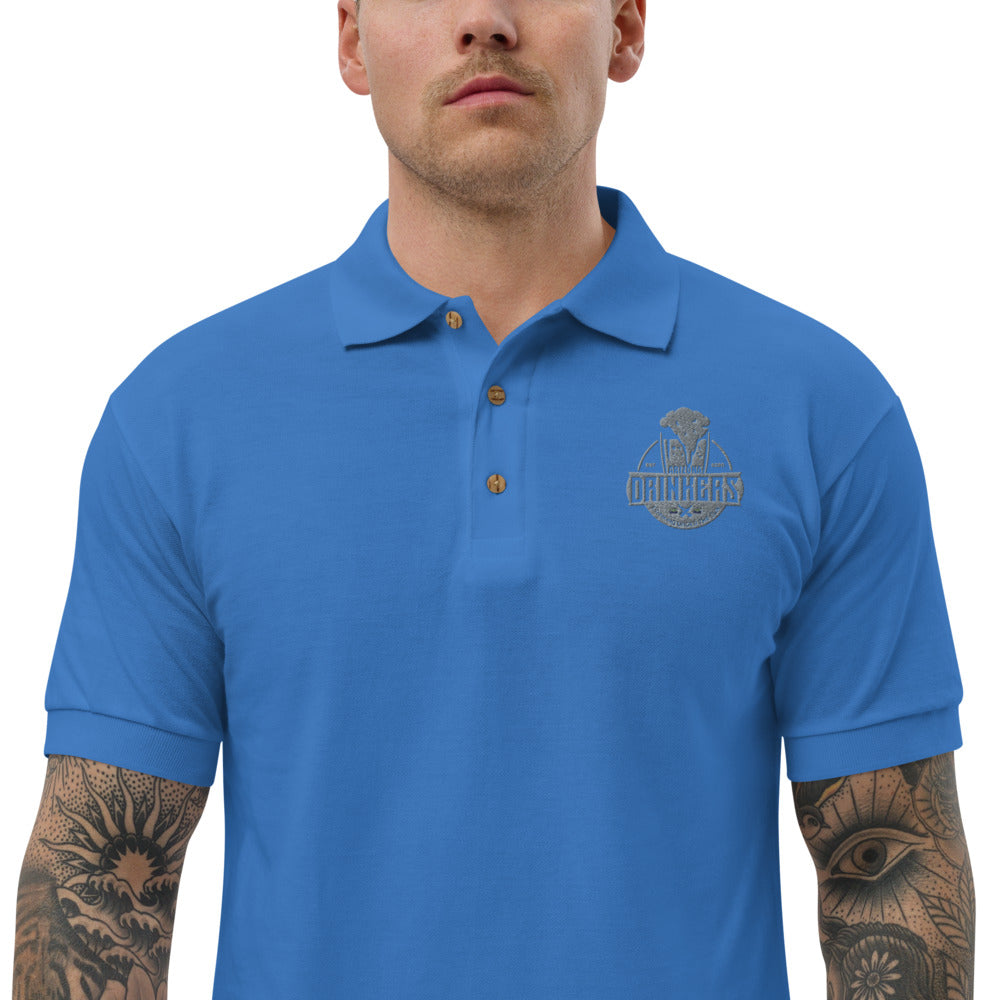 Embroidered Polo Shirt with Arizona Drinkers Logo on left chest
