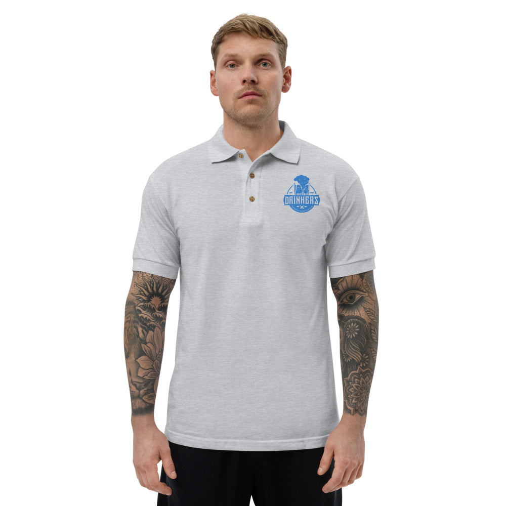 Embroidered Polo Shirt with Arizona Drinkers logo on left chest