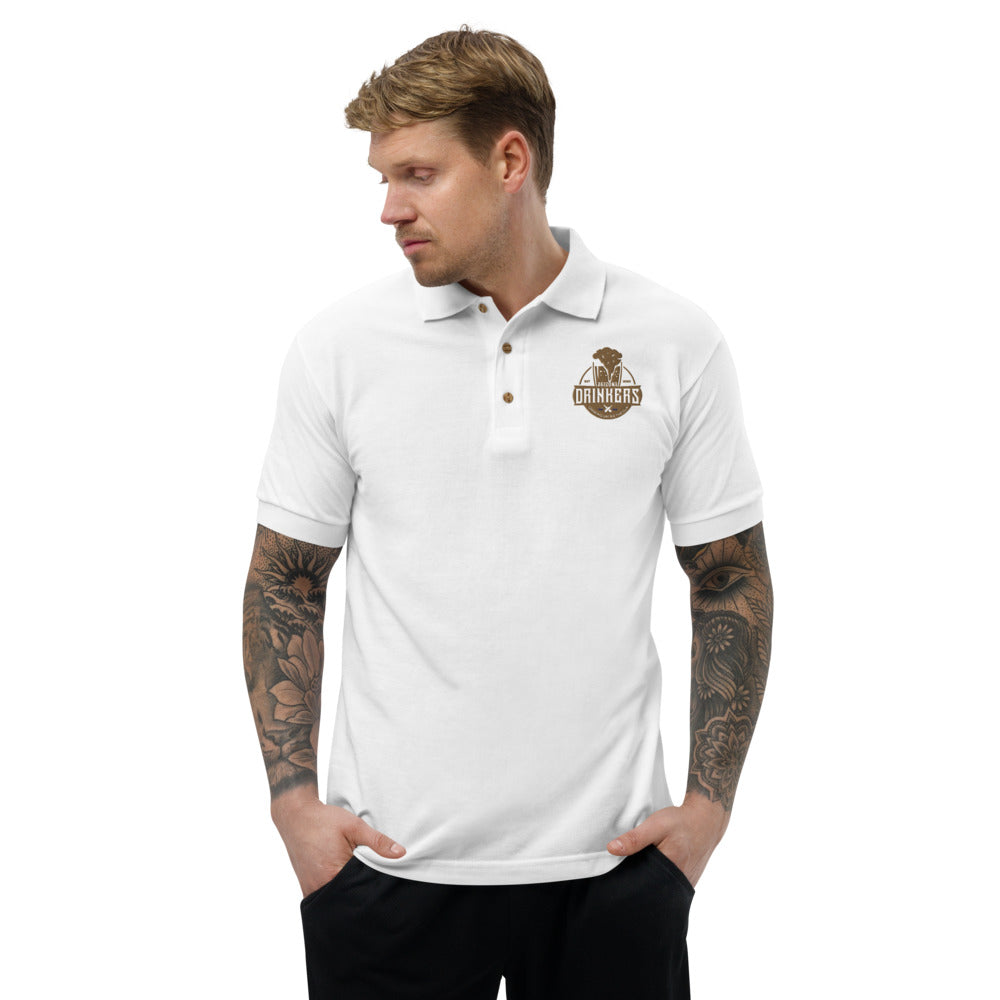 Embroidered Polo Shirt with Arizona Drinkers Logo on left chest