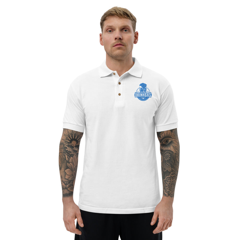 Embroidered Polo Shirt with Arizona Drinkers logo on left chest