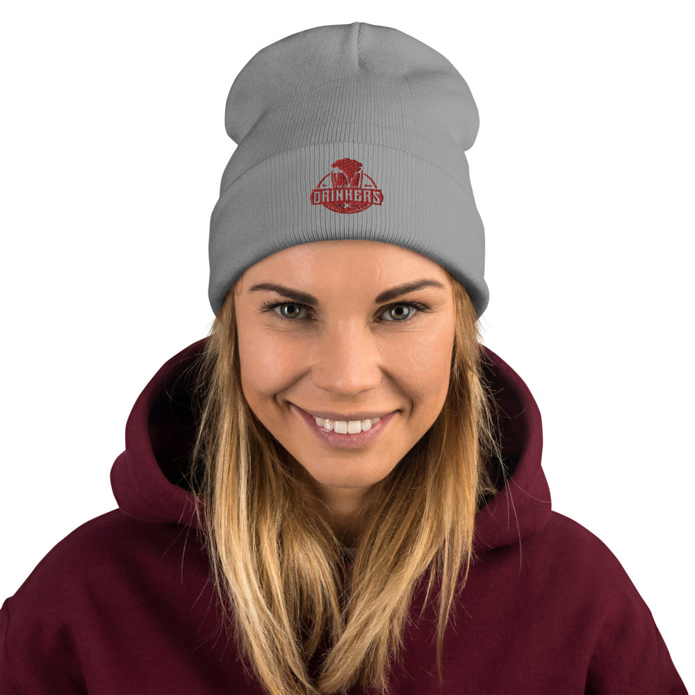 Embroidered Beanie with Arizona Drinkers Logo