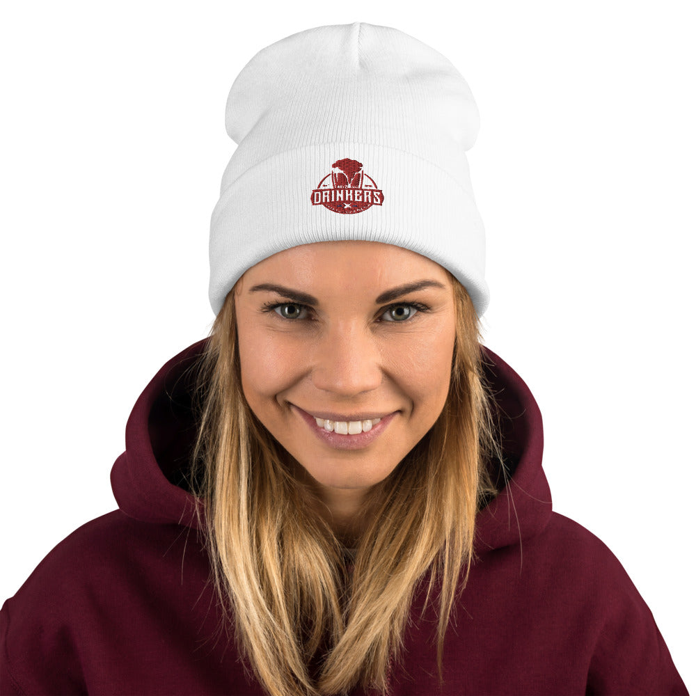 Embroidered Beanie with Arizona Drinkers Logo