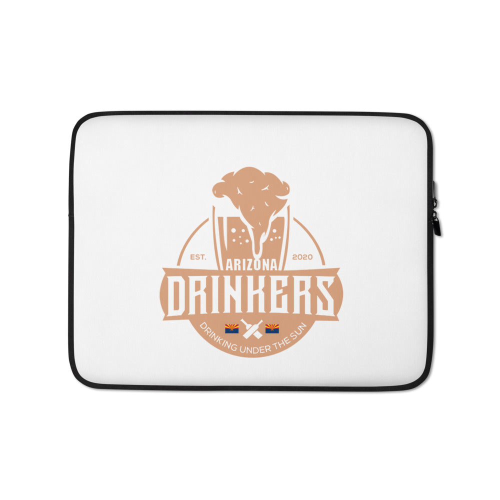 Laptop Sleeve with Arizona Drinkers Logo