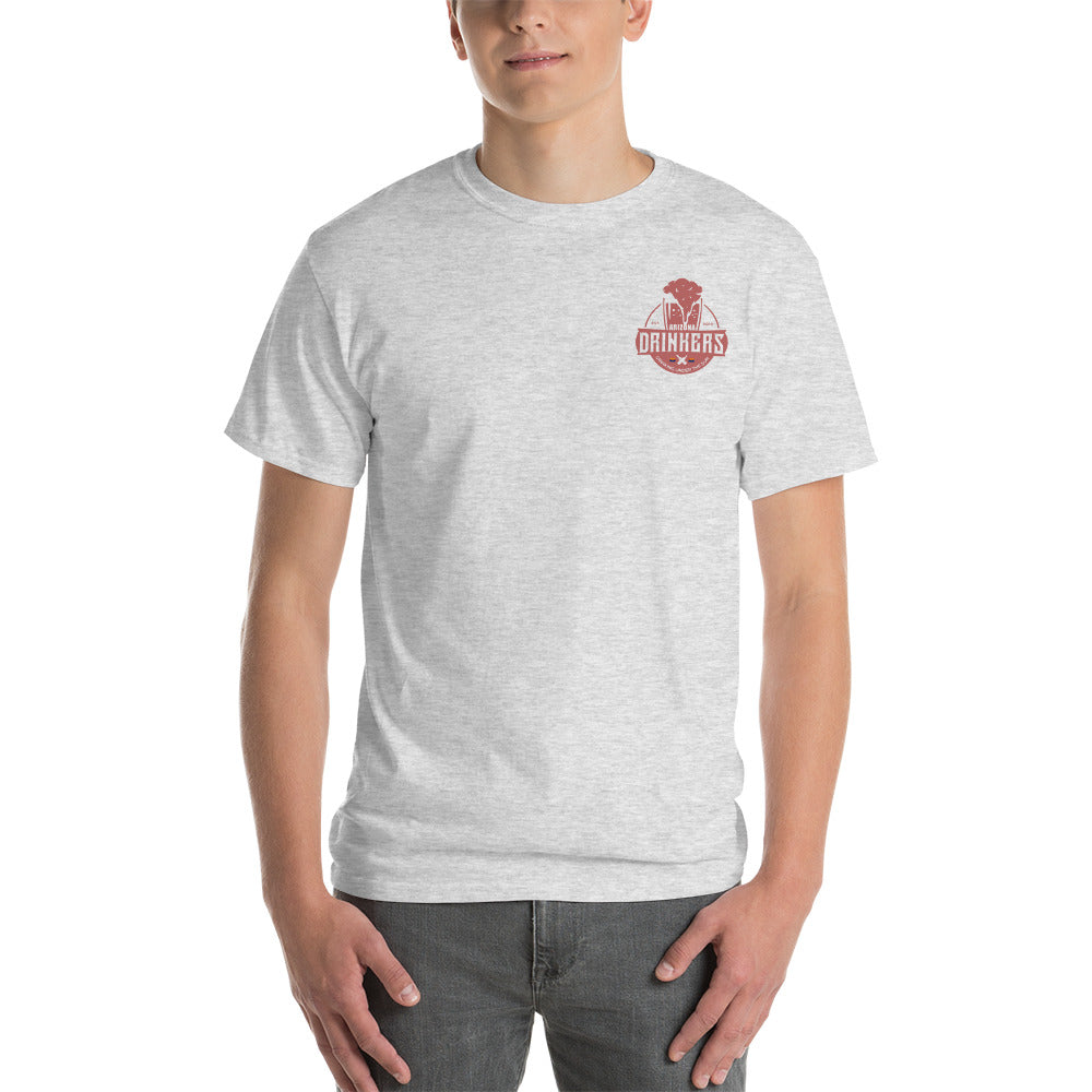 Short Sleeve T-Shirt  with Arizona Drinkers Logo on left chest