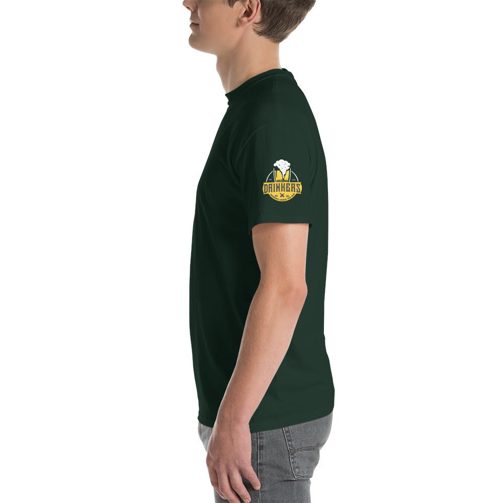 Short Sleeve T-Shirt with Arizona drinkers logo on both sleeves