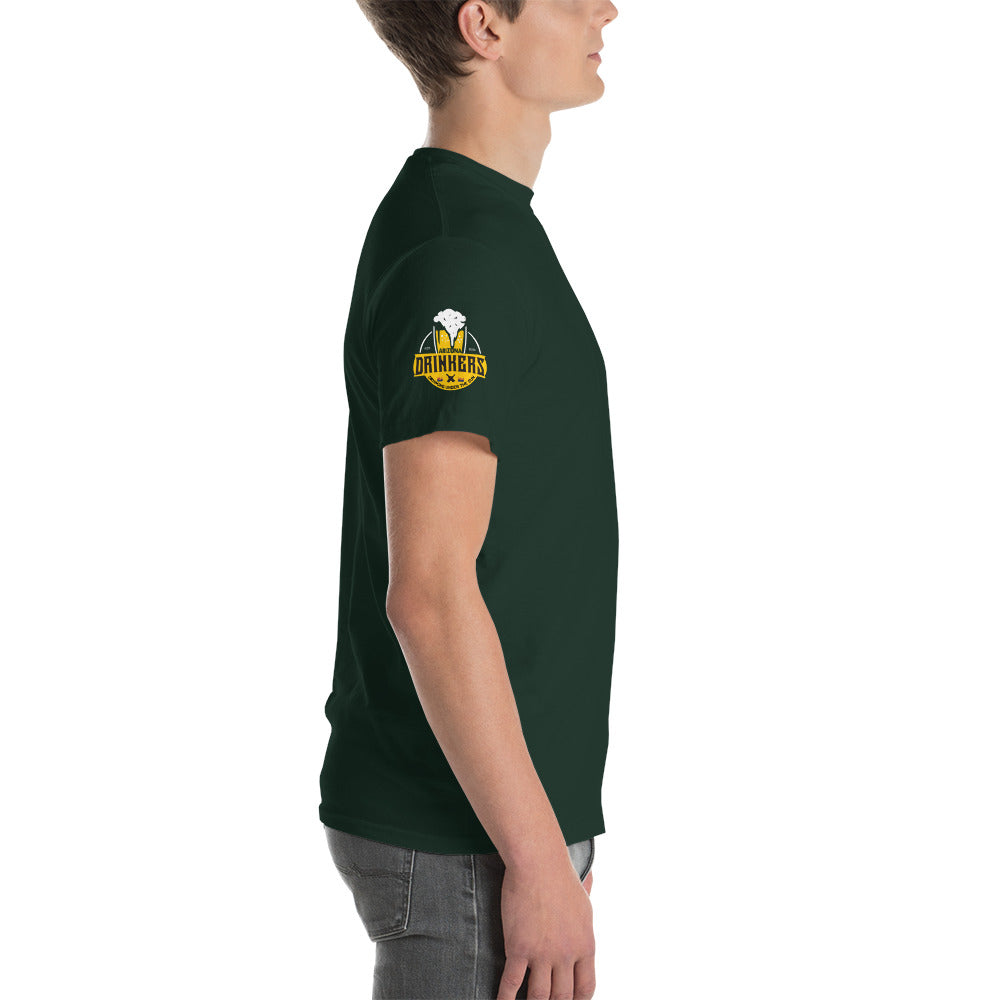 Short Sleeve T-Shirt with Arizona drinkers logo on both sleeves