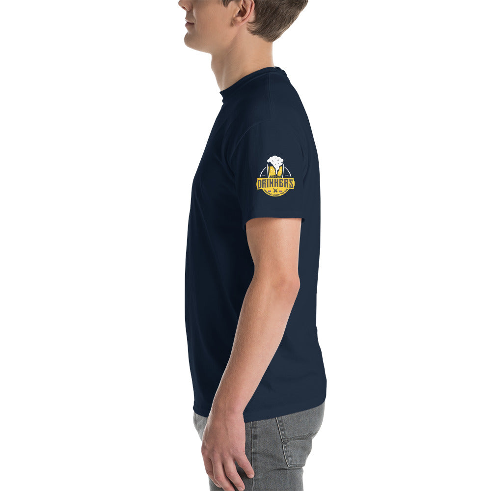 Short Sleeve T-Shirt with Arizona drinkers logo on both sleeves