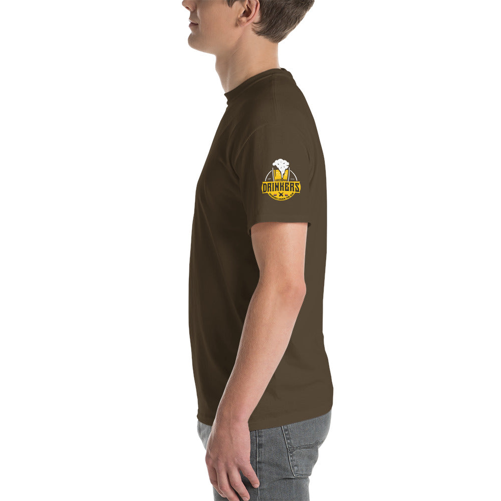 Short Sleeve T-Shirt with Arizona drinkers logo on both sleeves