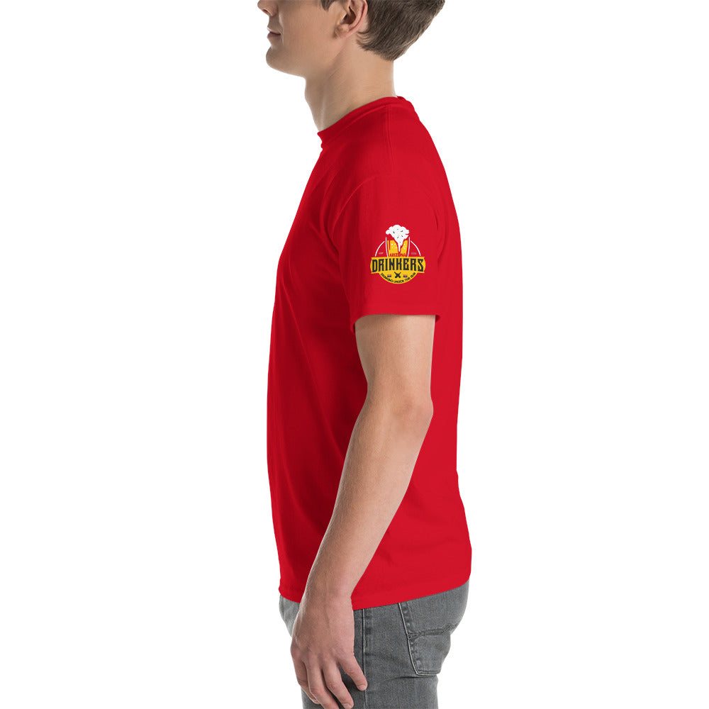 Short Sleeve T-Shirt with Arizona drinkers logo on both sleeves