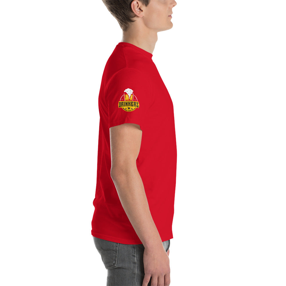 Short Sleeve T-Shirt with Arizona drinkers logo on both sleeves