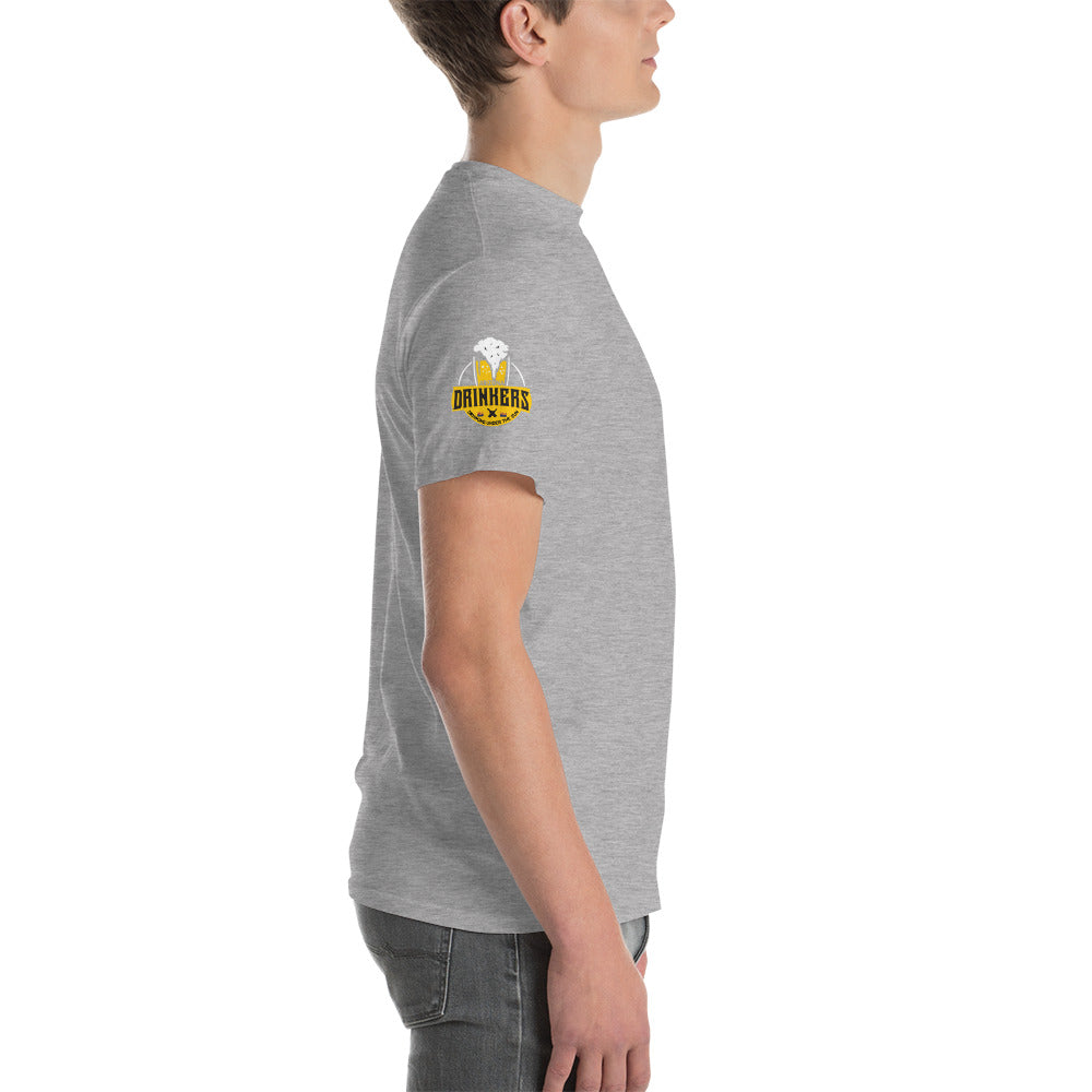 Short Sleeve T-Shirt with Arizona drinkers logo on both sleeves