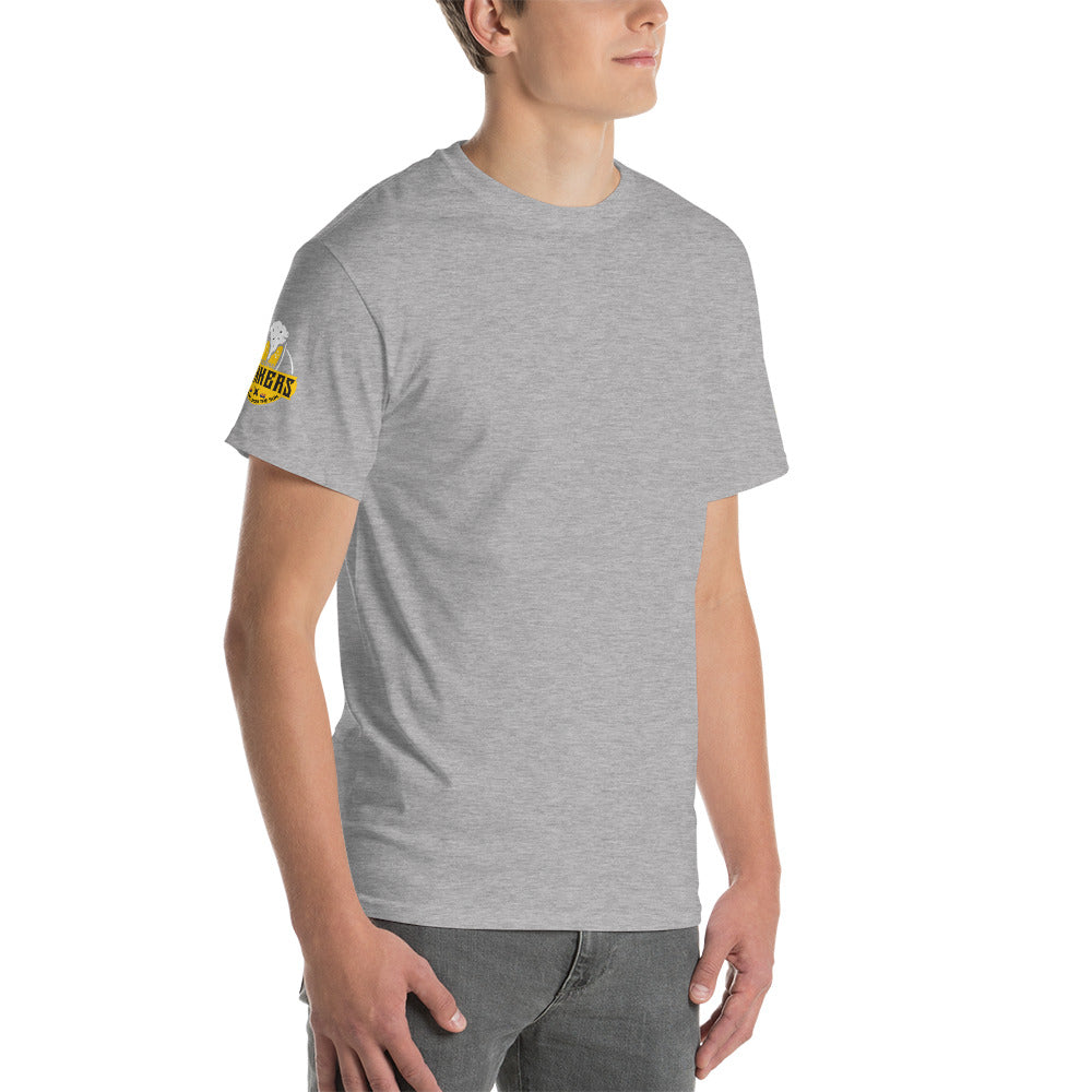 Short Sleeve T-Shirt with Arizona drinkers logo on both sleeves