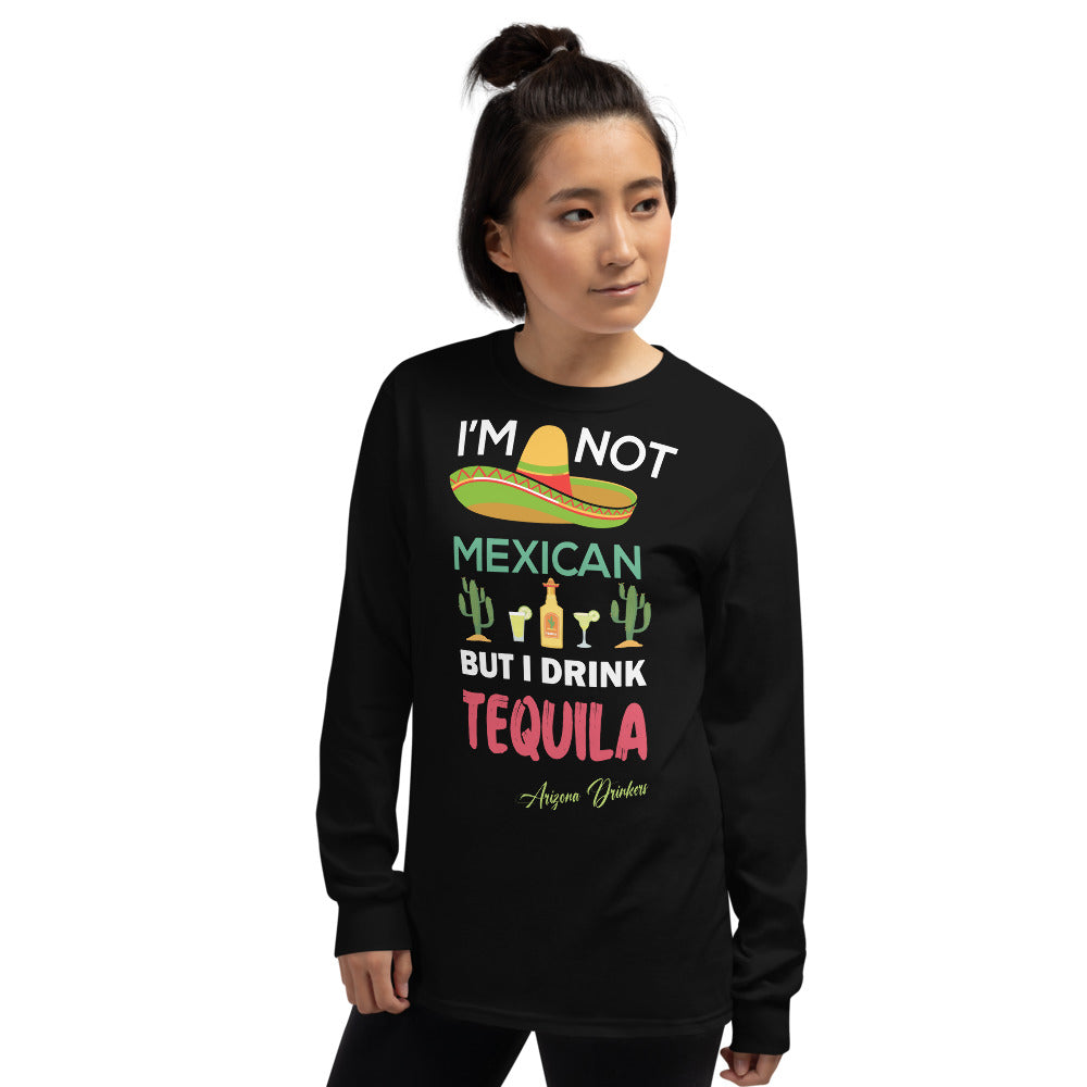 Men’s Long Sleeve Shirt with Arizona Drinkers Text on front
