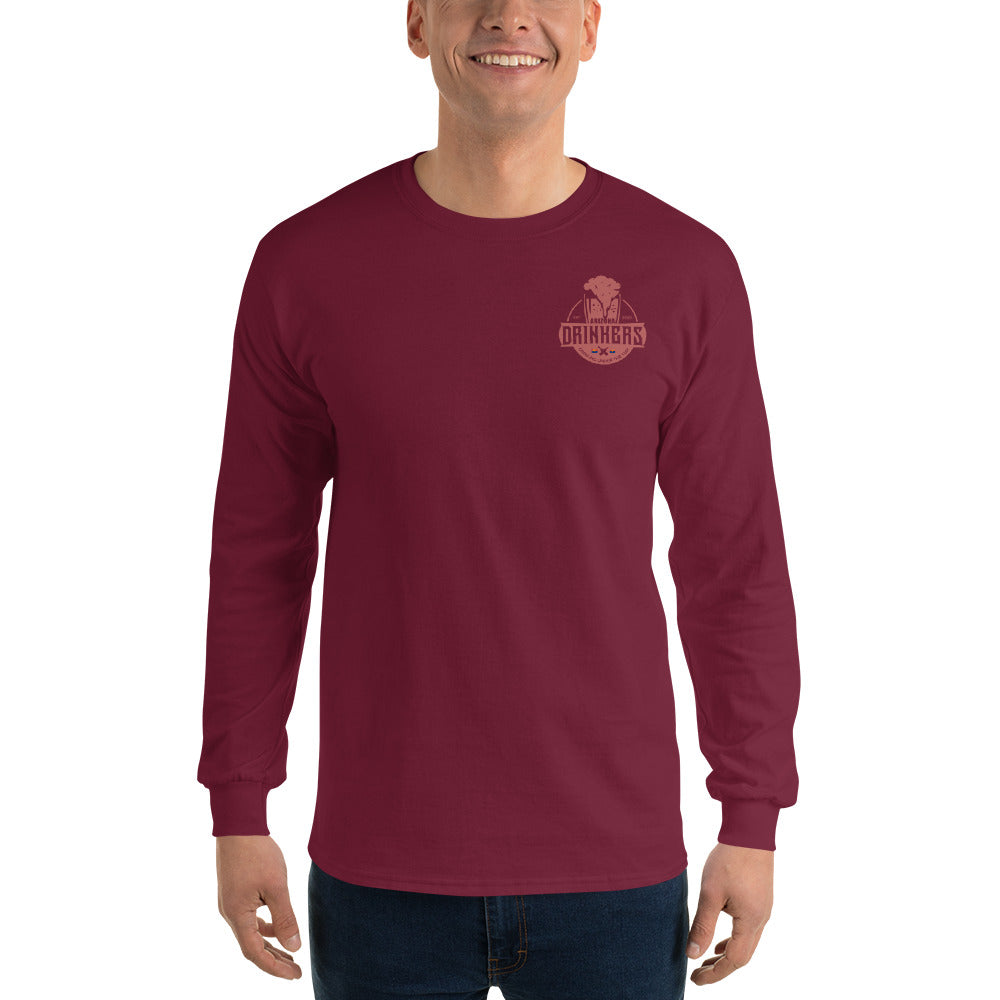 Men’s Long Sleeve Shirt with Arizona Drinkers Logo on left chest