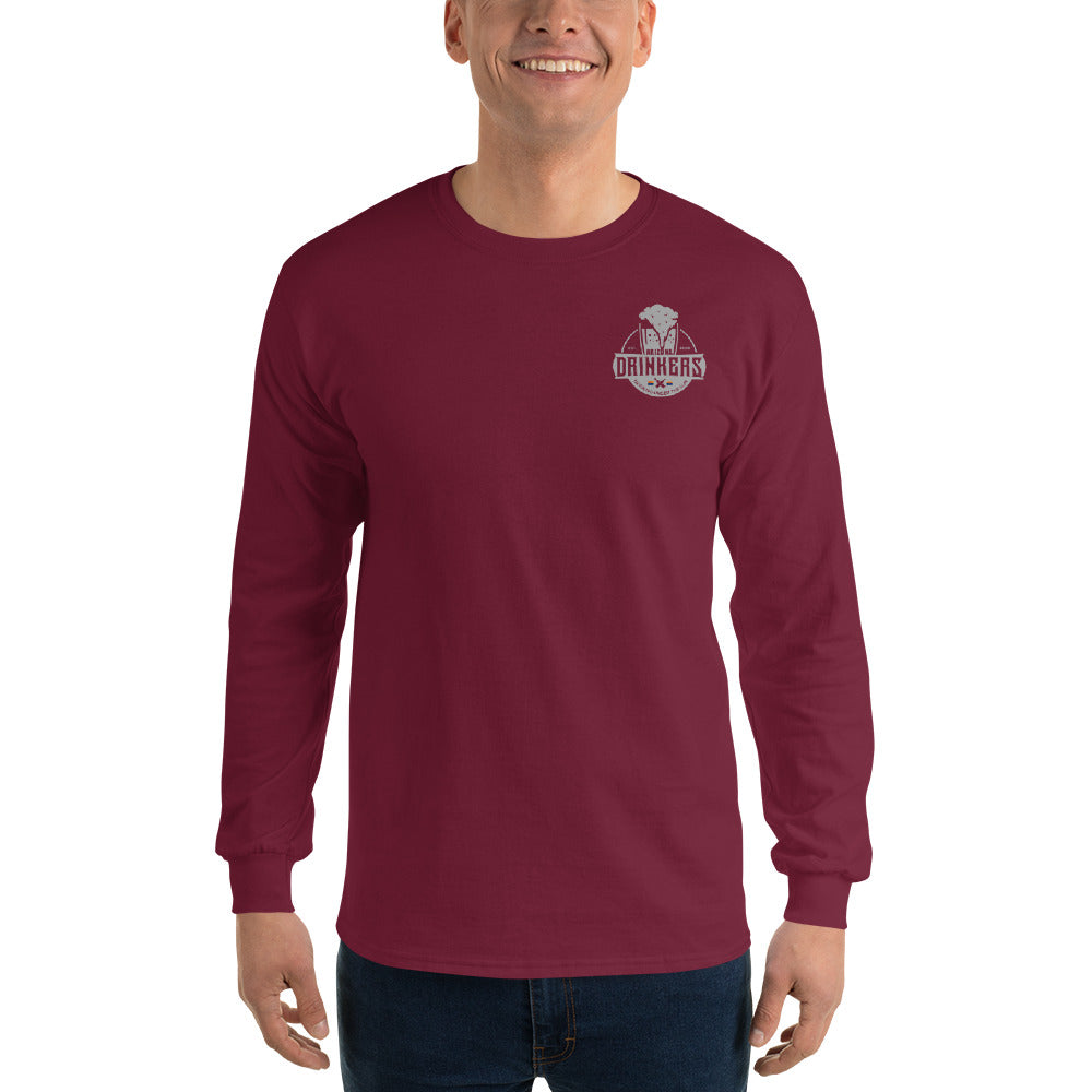 Men’s Long Sleeve Shirt with Arizona Drinkers Logo on left chest