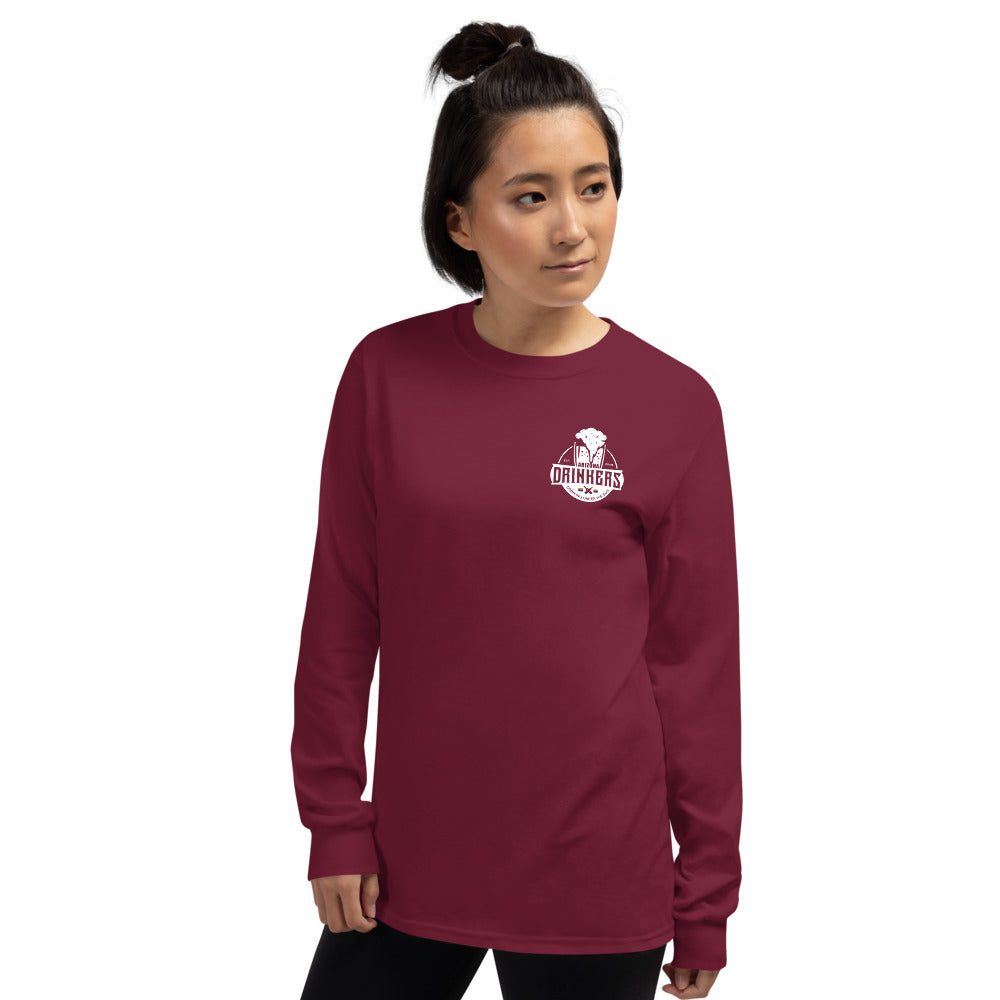 Women’s Long Sleeve Shirt with Arizona Drinkers Logo on left chest