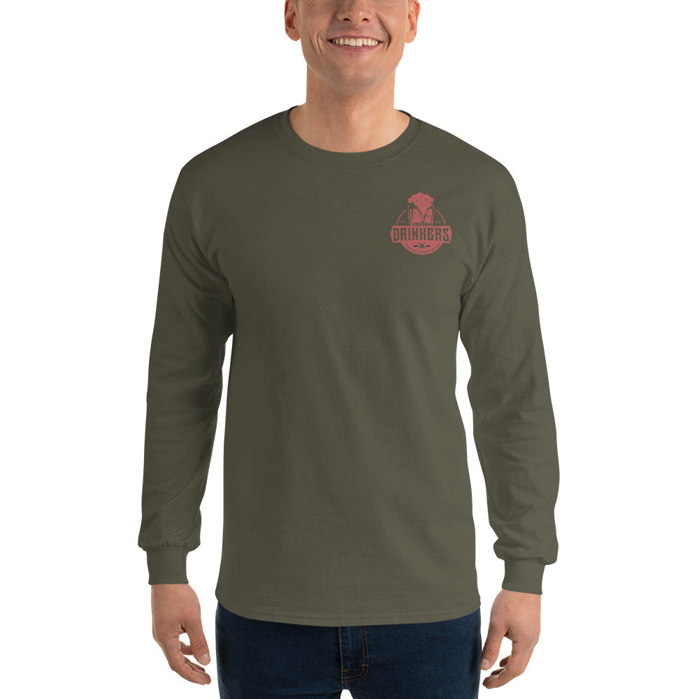 Men’s Long Sleeve Shirt with Arizona Drinkers Logo on left chest