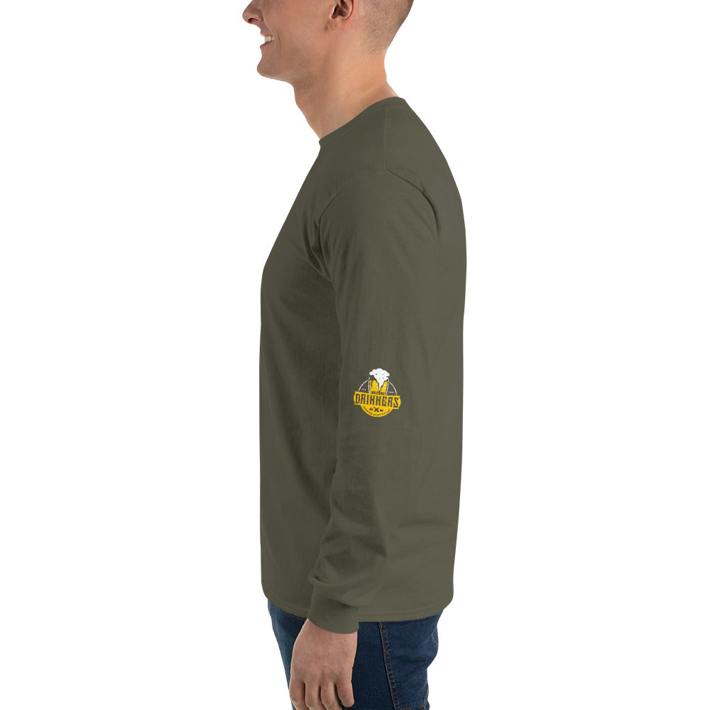 Men’s Long Sleeve Shirt with Arizona Drinkers Logo on both sleeves