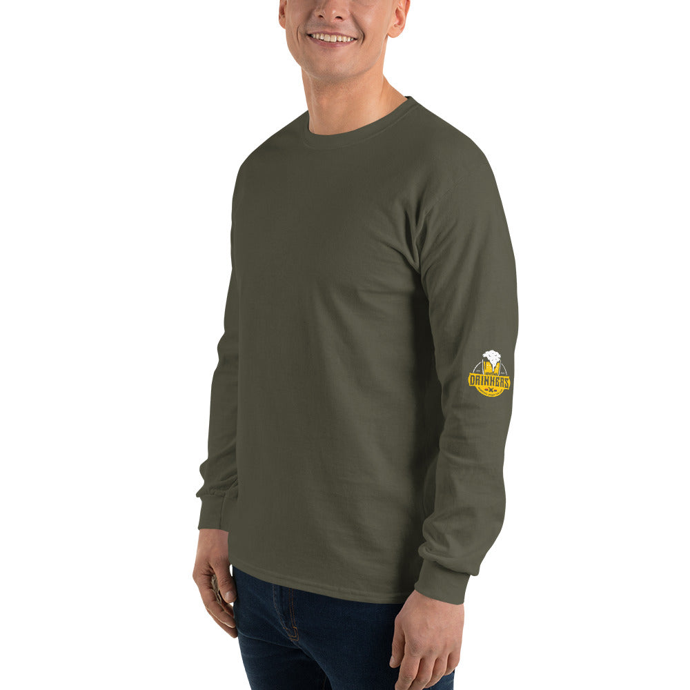 Men’s Long Sleeve Shirt with Arizona Drinkers Logo on both sleeves