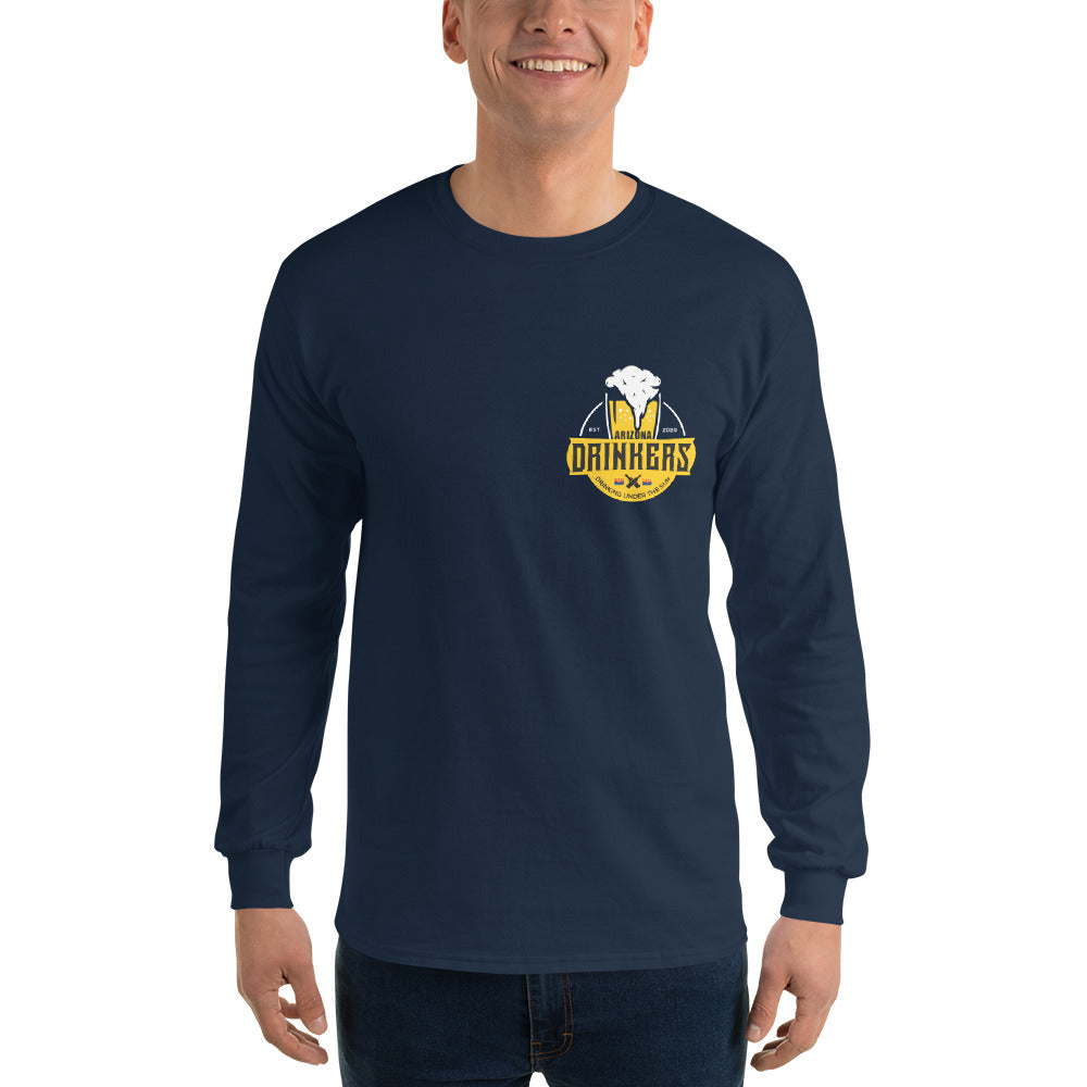 Men’s Long Sleeve Shirt with Arizona Drinkers Logo