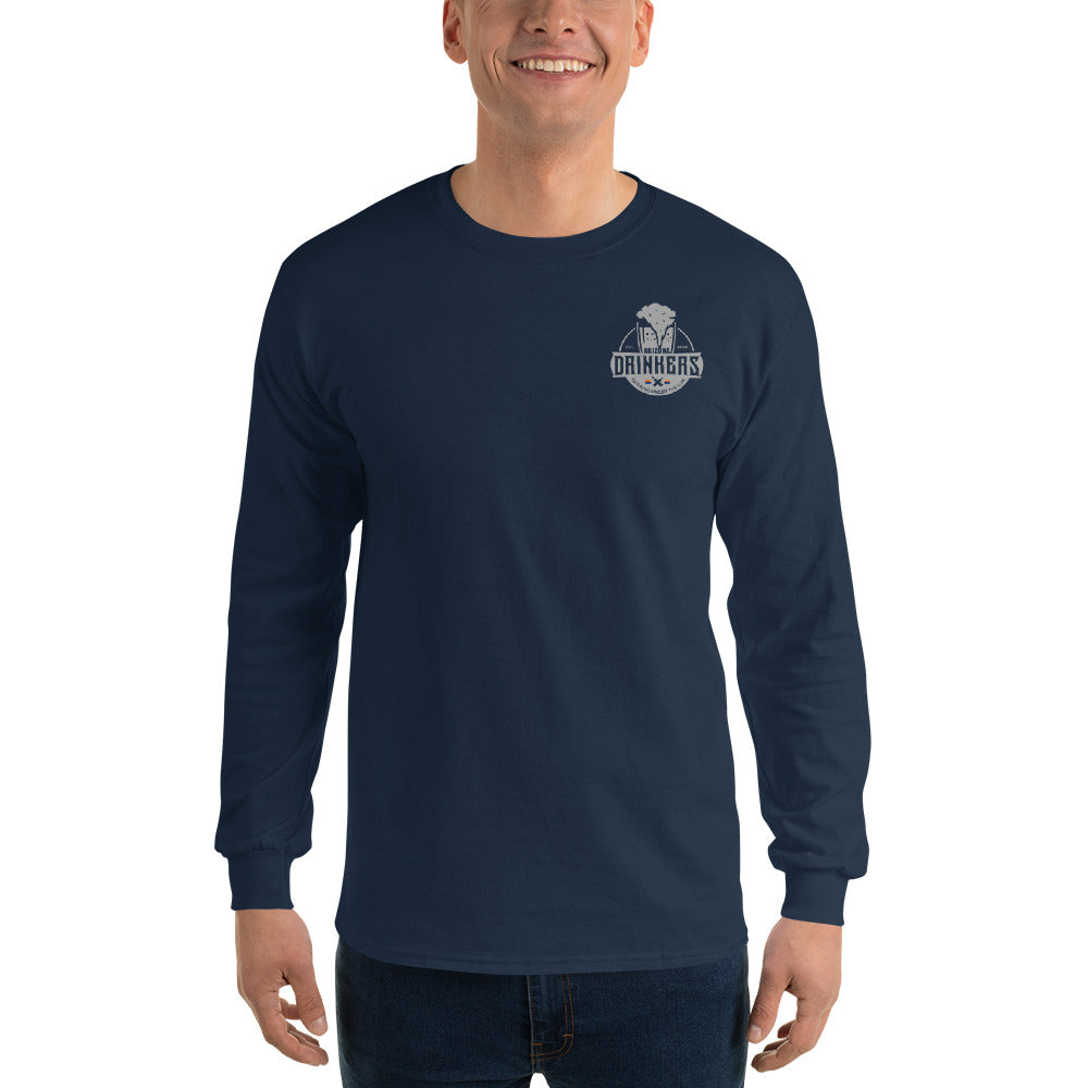 Men’s Long Sleeve Shirt with Arizona Drinkers Logo on left chest