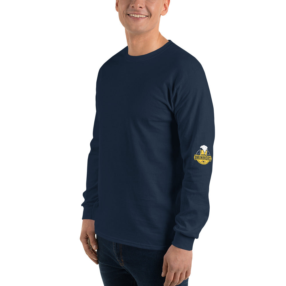 Men’s Long Sleeve Shirt with Arizona Drinkers Logo on both sleeves