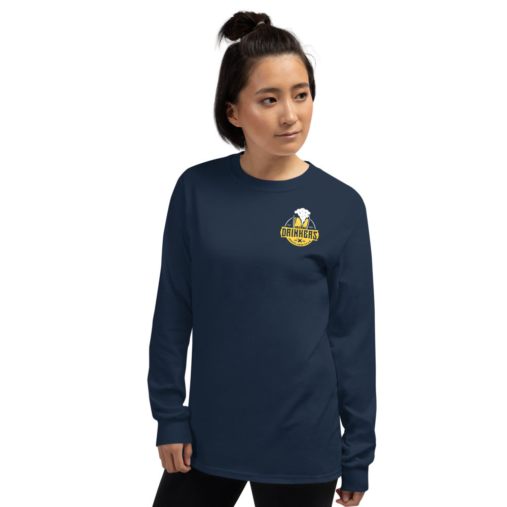Men’s Long Sleeve Shirt with Arizona Drinkers Logo on left chest