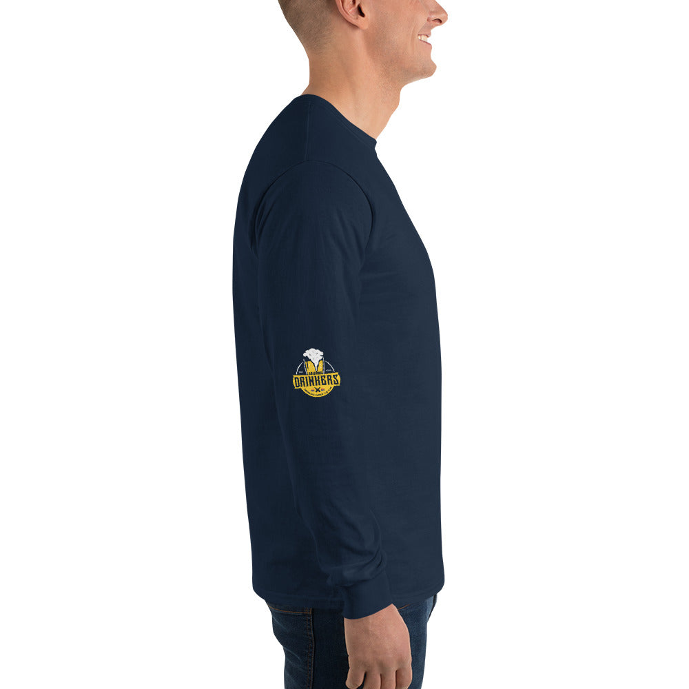 Men’s Long Sleeve Shirt with Arizona Drinkers Logo on both sleeves