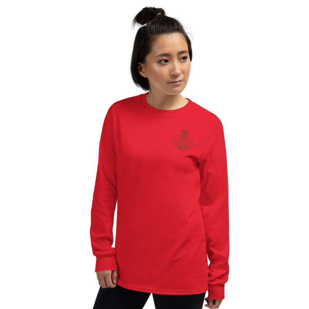 Women’s Long Sleeve Shirt with Arizona Drinkers logo on left chest