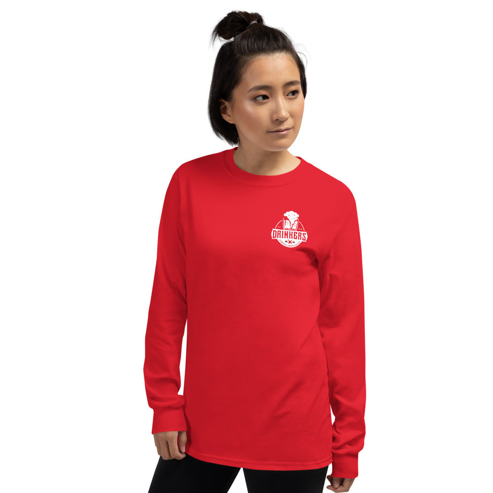 Women’s Long Sleeve Shirt with Arizona Drinkers Logo on left chest