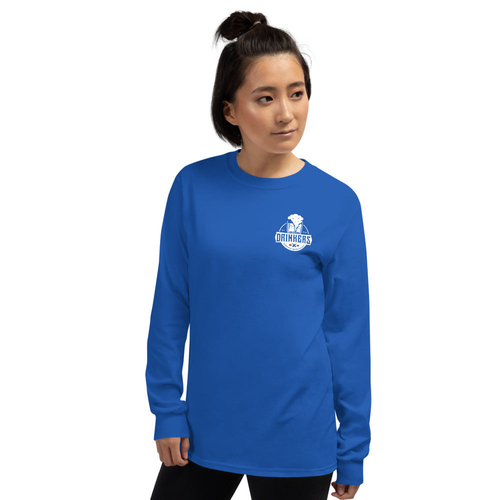 Women’s Long Sleeve Shirt with Arizona Drinkers Logo on left chest