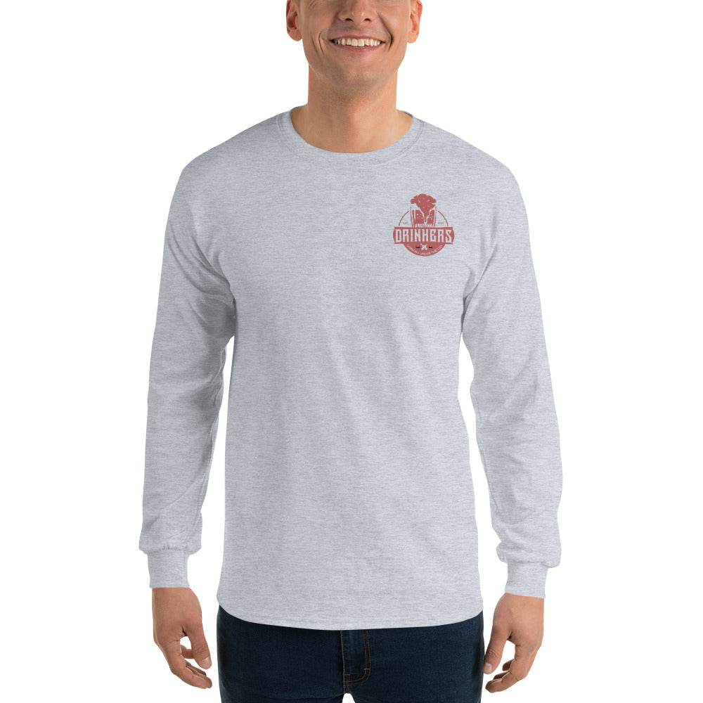 Men’s Long Sleeve Shirt with Arizona Drinkers Logo on left chest