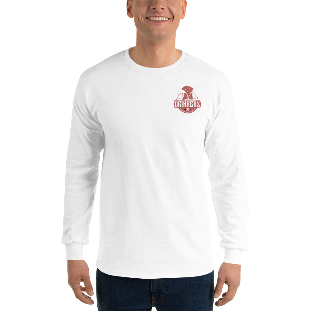 Men’s Long Sleeve Shirt with Arizona Drinkers Logo on left chest