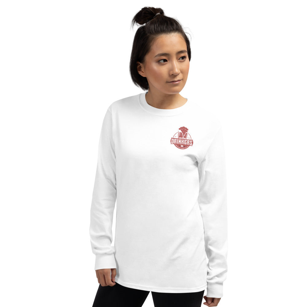 Women’s Long Sleeve Shirt with Arizona Drinkers Logo on left chest