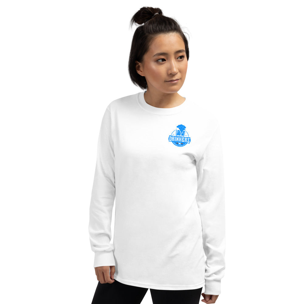 Women’s Long Sleeve Shirt with Arizona Drinkers Logo on left chest